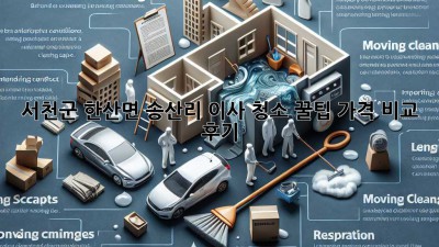 서천군 한산면 송산리 이사 청소 꿀팁🍯 가격 비교 & 후기